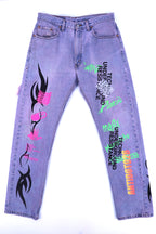 LEVIS CUSTOM JEANS TECHNO UNDERGROUND RESISTENCE CJ2