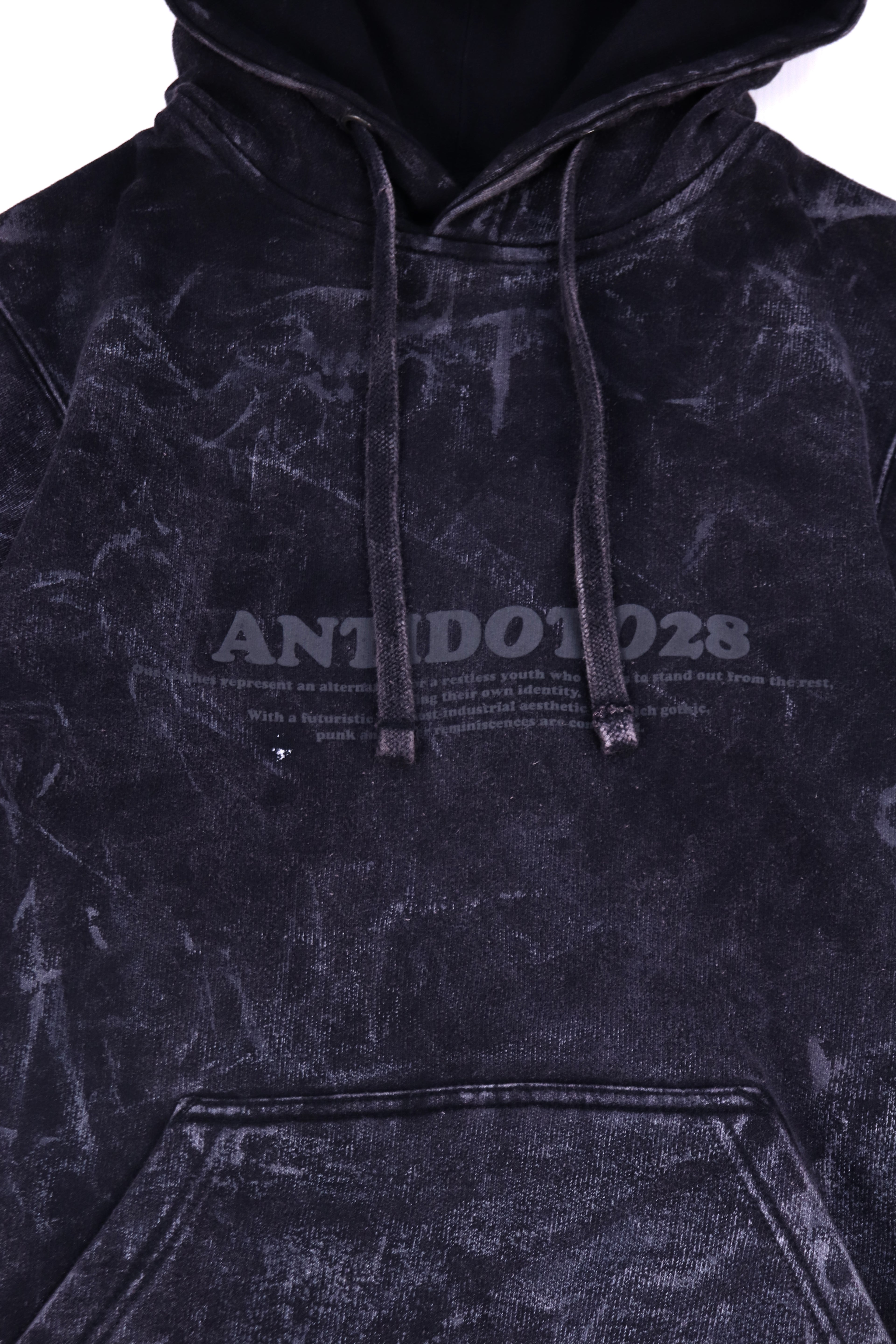 ACID WASHED OVERSIZED HOODIE ANTIDOTO28
