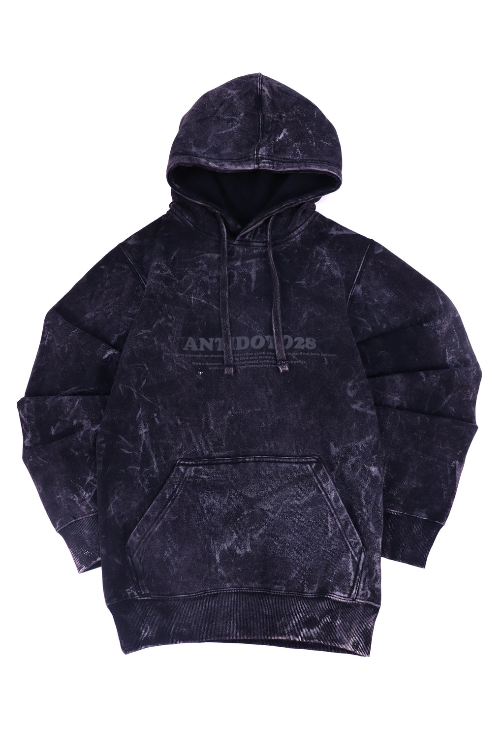 ACID WASHED OVERSIZED HOODIE ANTIDOTO28