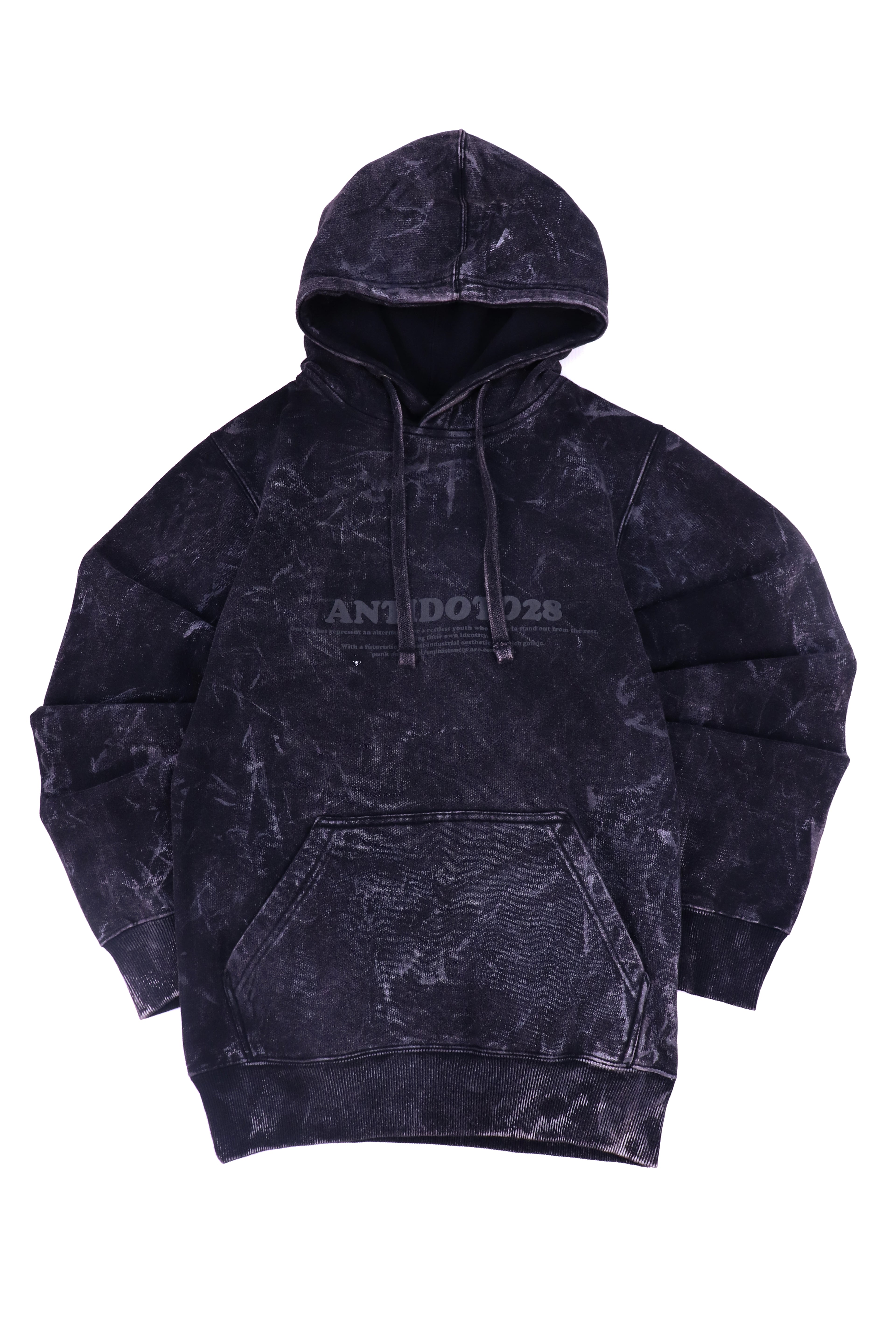 ACID WASHED OVERSIZED HOODIE ANTIDOTO28