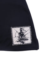 TECHNO POSE BLACK PATCHED SKIRT