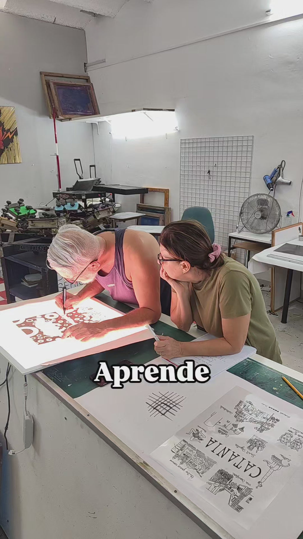 Curso completo de serigrafía en tres días