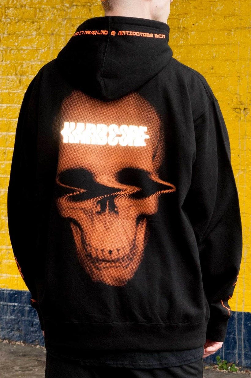 HARDCORE SYSTEM BLACK HOODIE