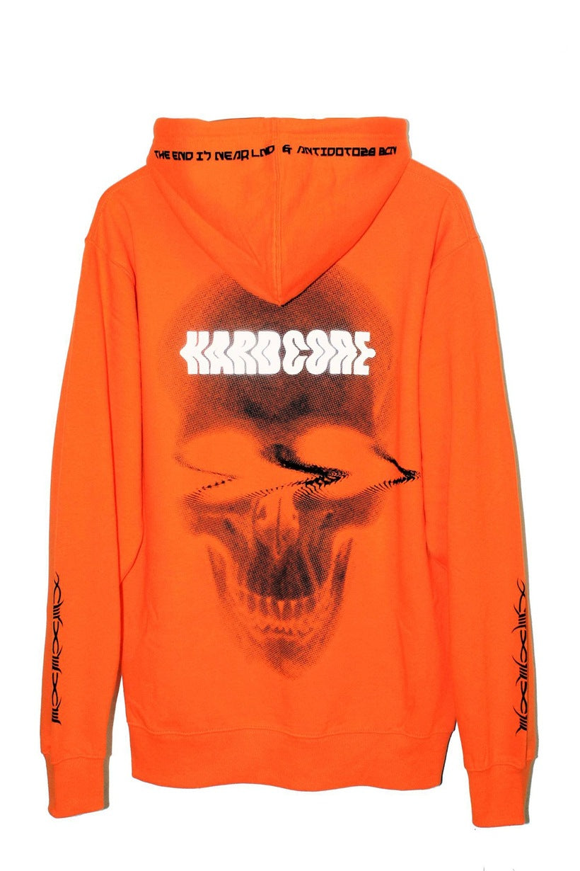 HARDCORE SYSTEM ORANGE HOODIE
