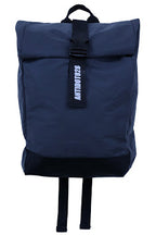 ROLL TOP BLACK REFLEXTIVE BACKPACK