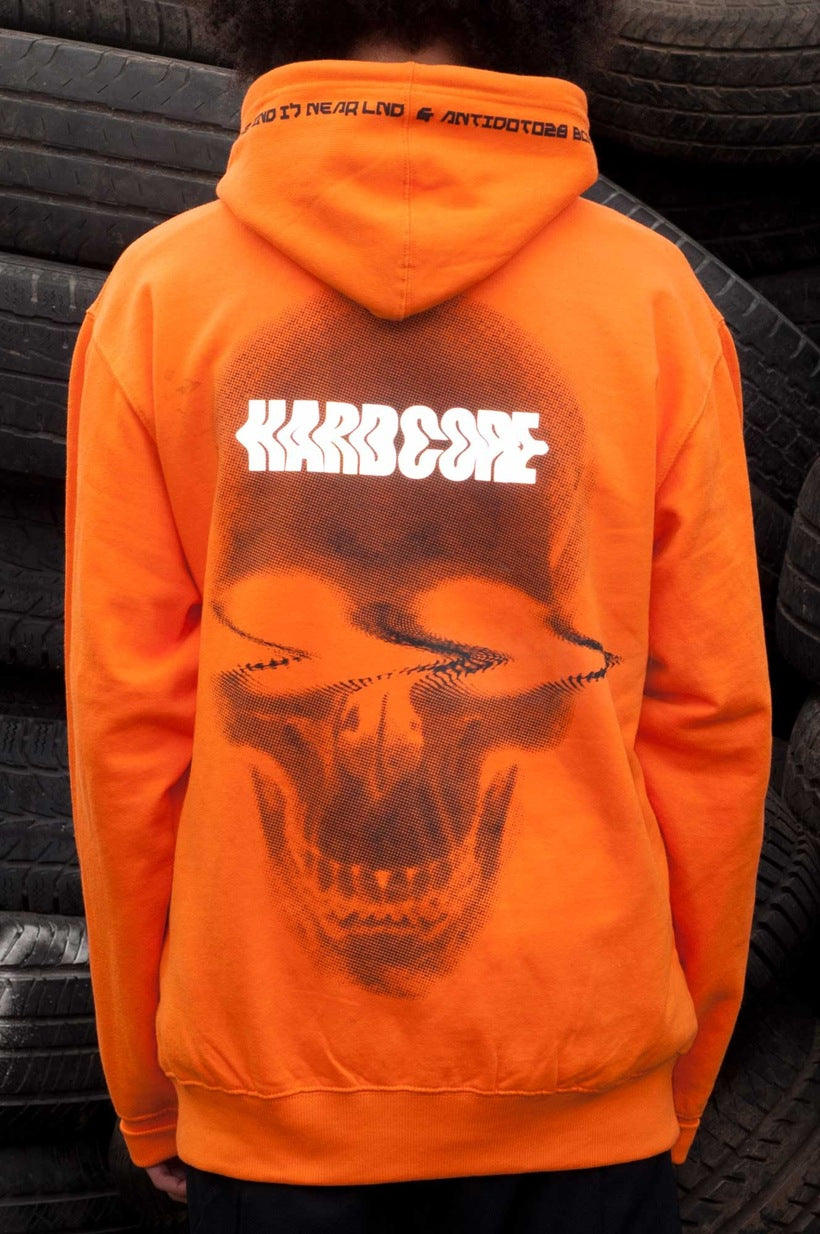 HARDCORE SYSTEM ORANGE HOODIE