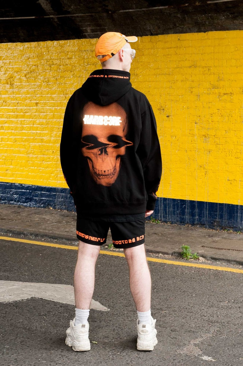 HARDCORE SYSTEM BLACK HOODIE
