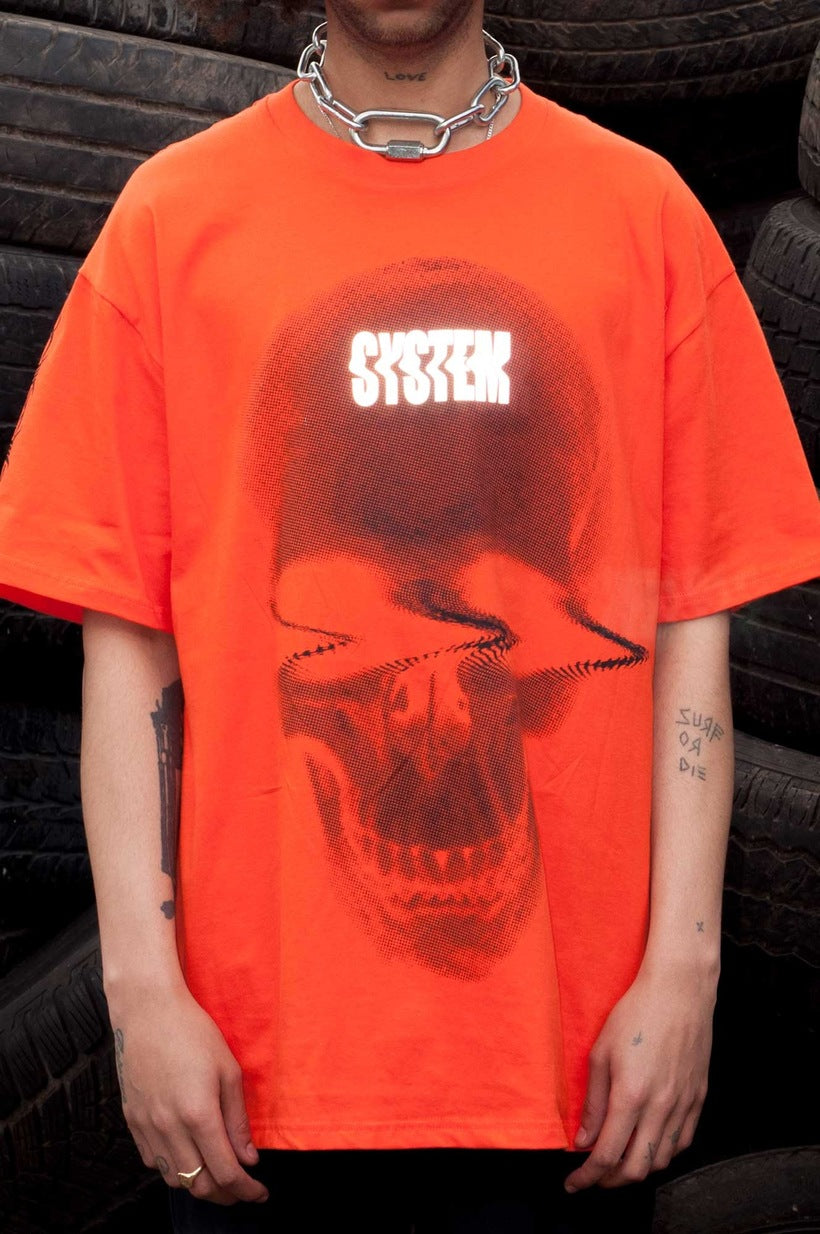 HARDCORE SYSTEM ORANGE TEE