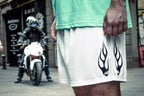 FLAME WHITE SHORT