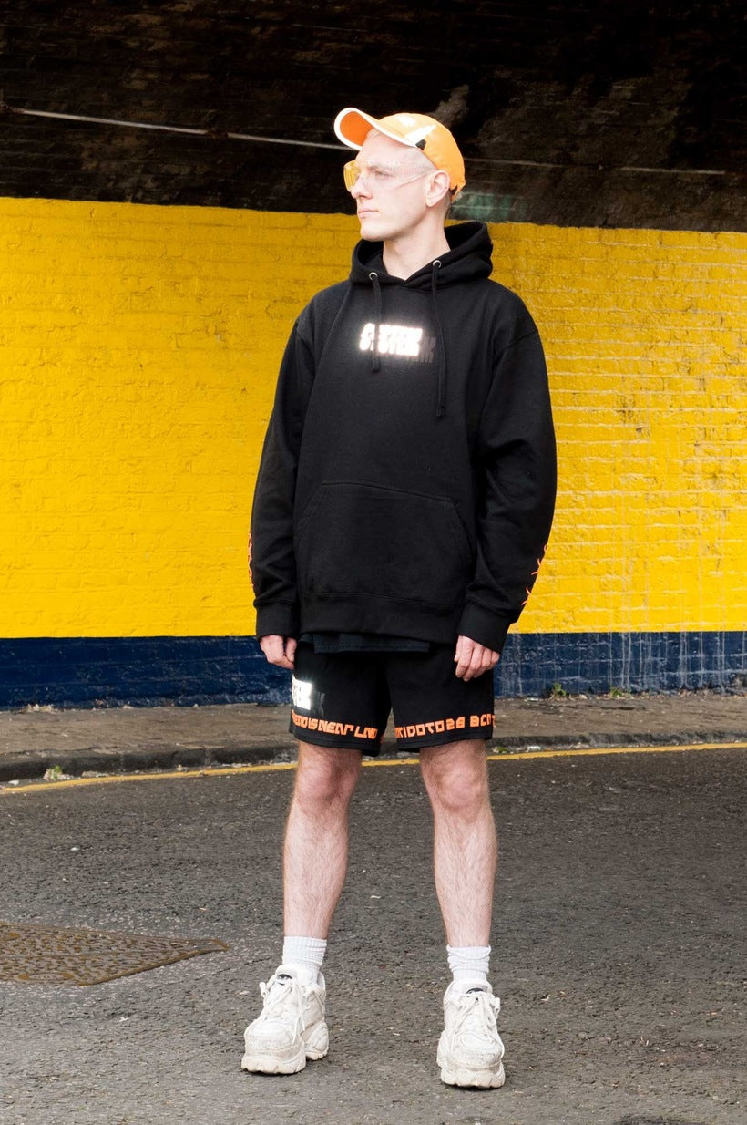 HARDCORE SYSTEM BLACK HOODIE