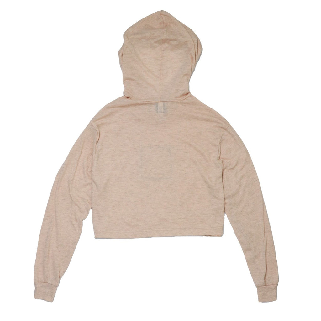 WORKING CLASS PATCHED LIGHT CROP TOP HOODIE