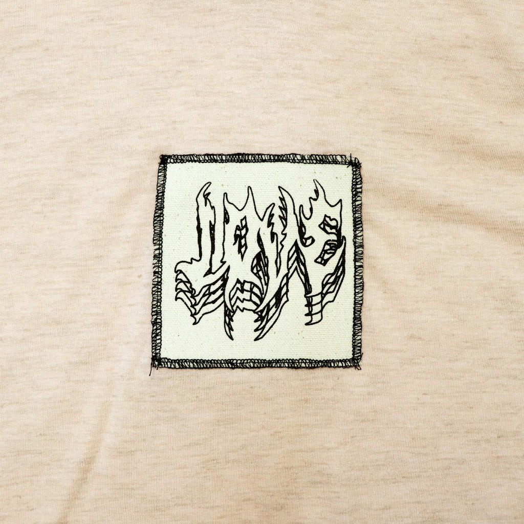WORKING CLASS PATCHED LIGHT CROP TOP HOODIE