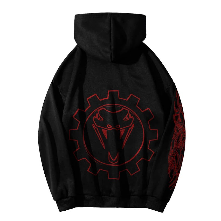 TECHNO GEAR BLACK HOODIE