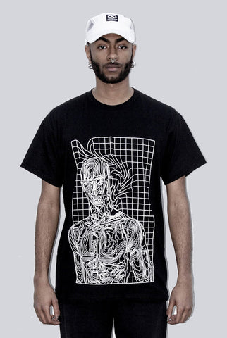 THE GRID HUMANOID BLACK TEE