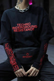 TECHNO UNDERGROUND RESISTANCE BLACK T-SHIRT