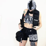 BRUTALISM LEGGINGS SHORTS 2.0
