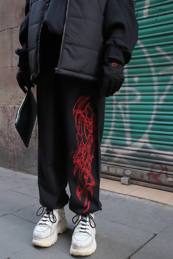 TECHNO RAVE BLACK JOGGER
