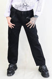 WORKING CLASS BLACK PATCHED CARGO PANTS