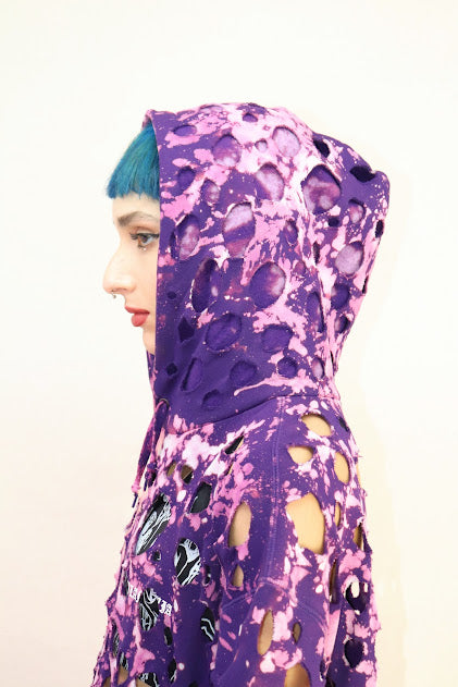 ACID PURPLE HOLE UNISEX HOODIE