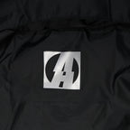 CYBER ATTACK REFLECTIVE BLACK WINDCOAT