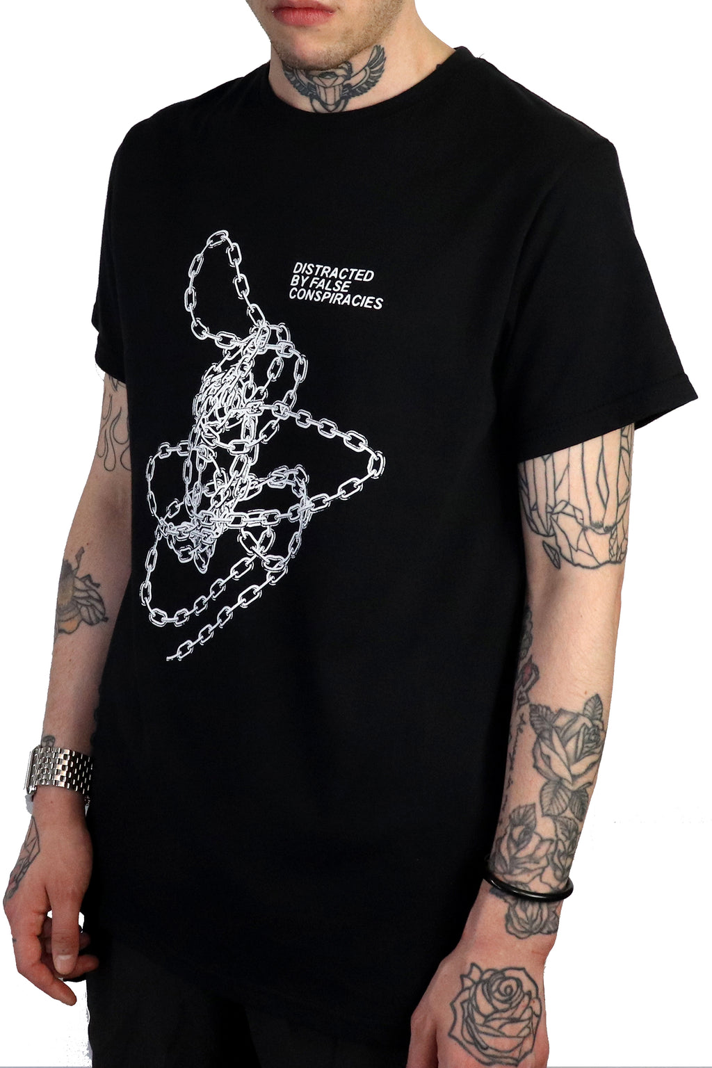 DISTRACTED T-SHIRT BLACK
