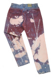 TRIBAL STAINED LEE CUSTOM JEANS
