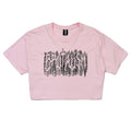 BRUTALISM PINK CROP TOP