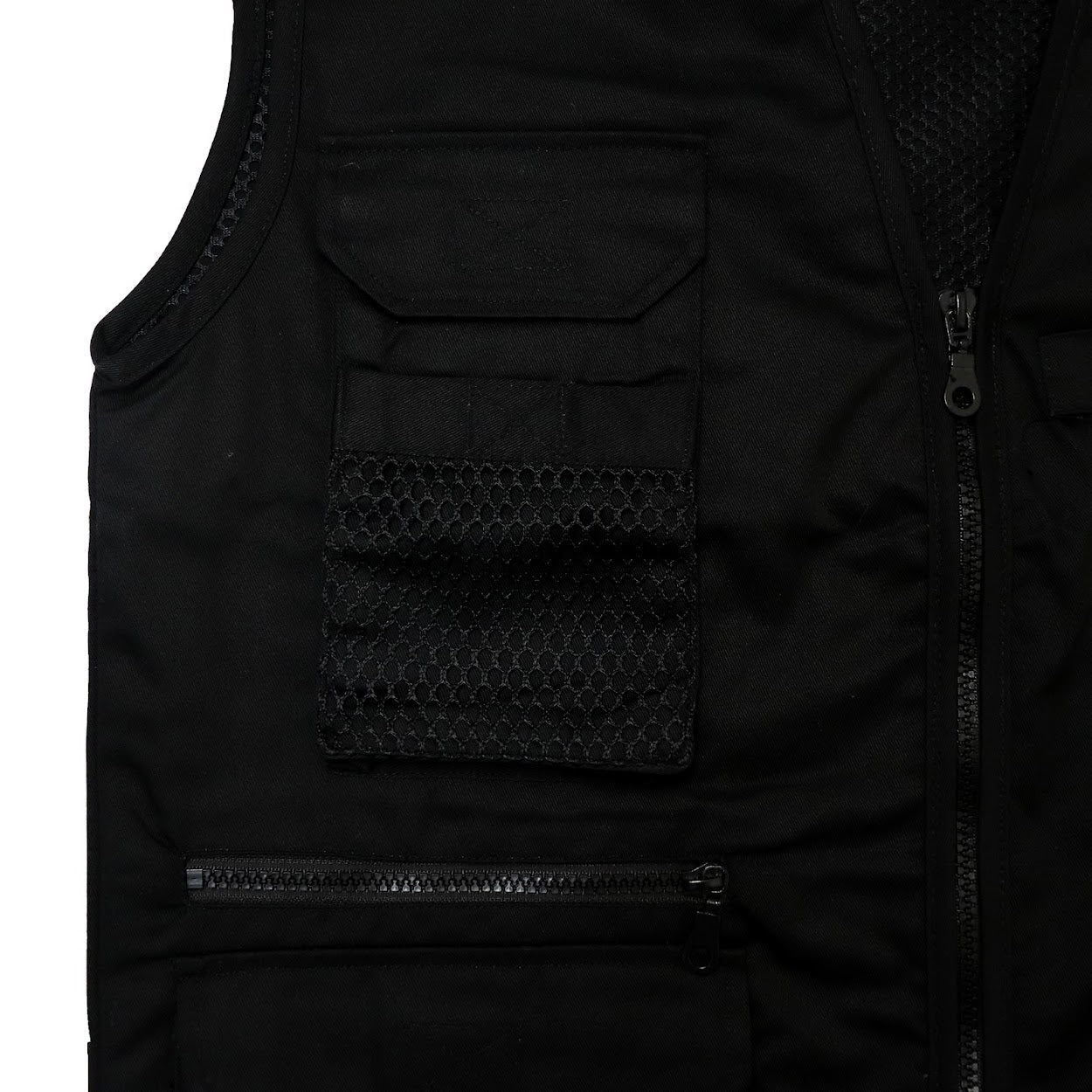WORKING CLASS BLACK PATCHED TACTICAL VEST