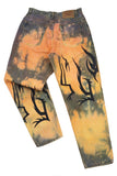 ORANGE TRIBAL LEVI´S CUSTOM JEANS