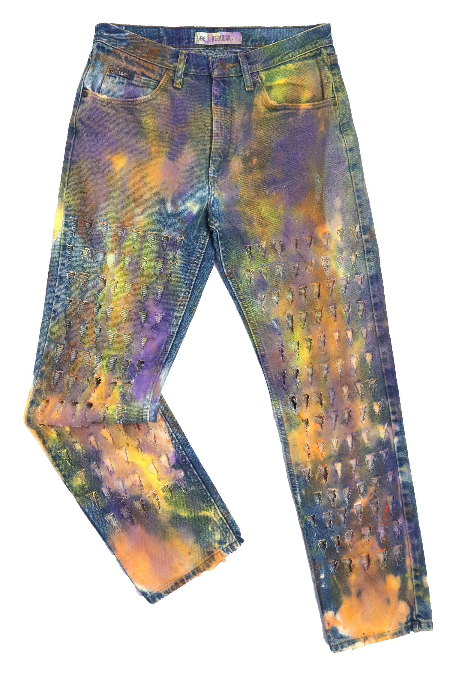 LEE ACID HOLE CUSTOM JEANS