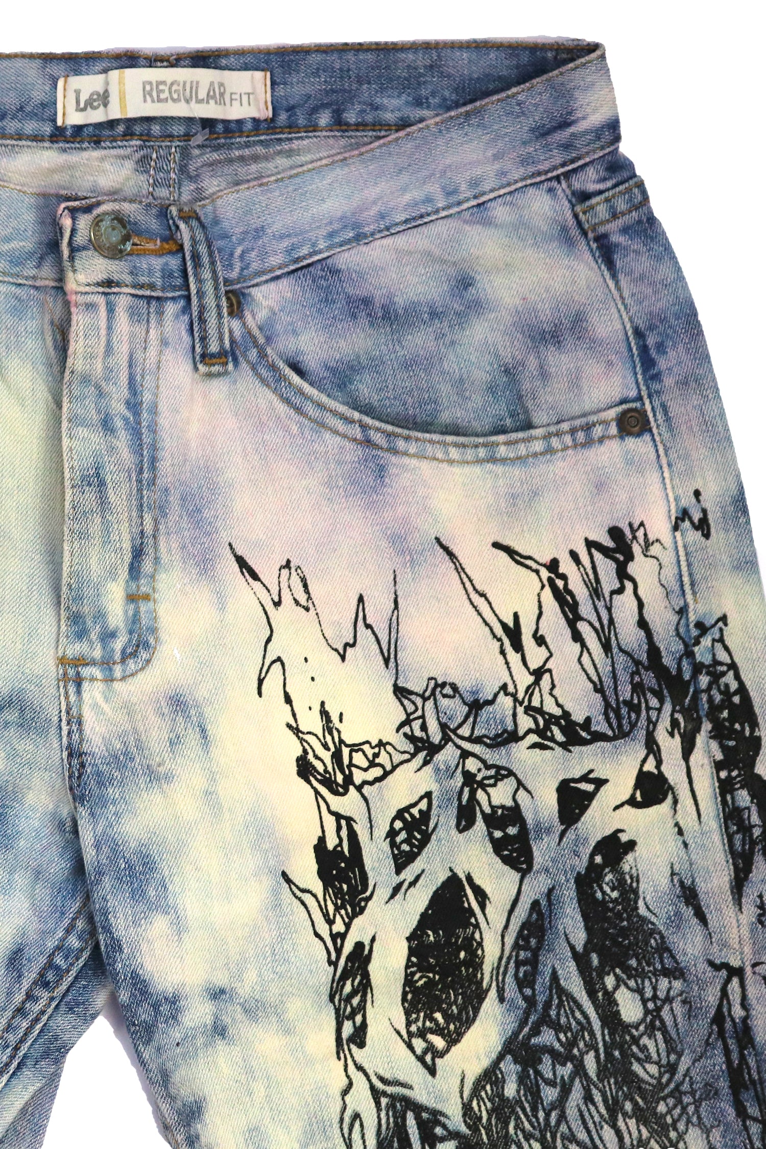 LEE BRUTAL MENTAL CUSTOM JEANS