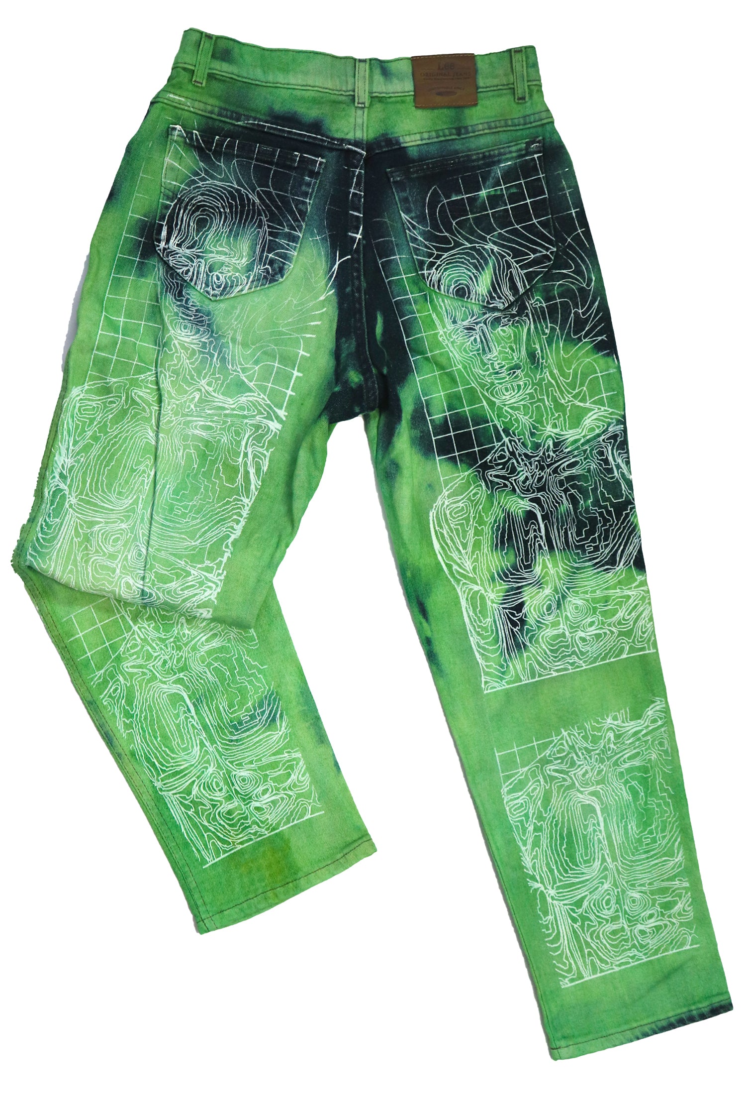 LEE GREEN HUMANOID CUSTOM JEANS
