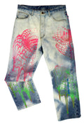 LEIF PINK TOROID CUSTOM JEANS