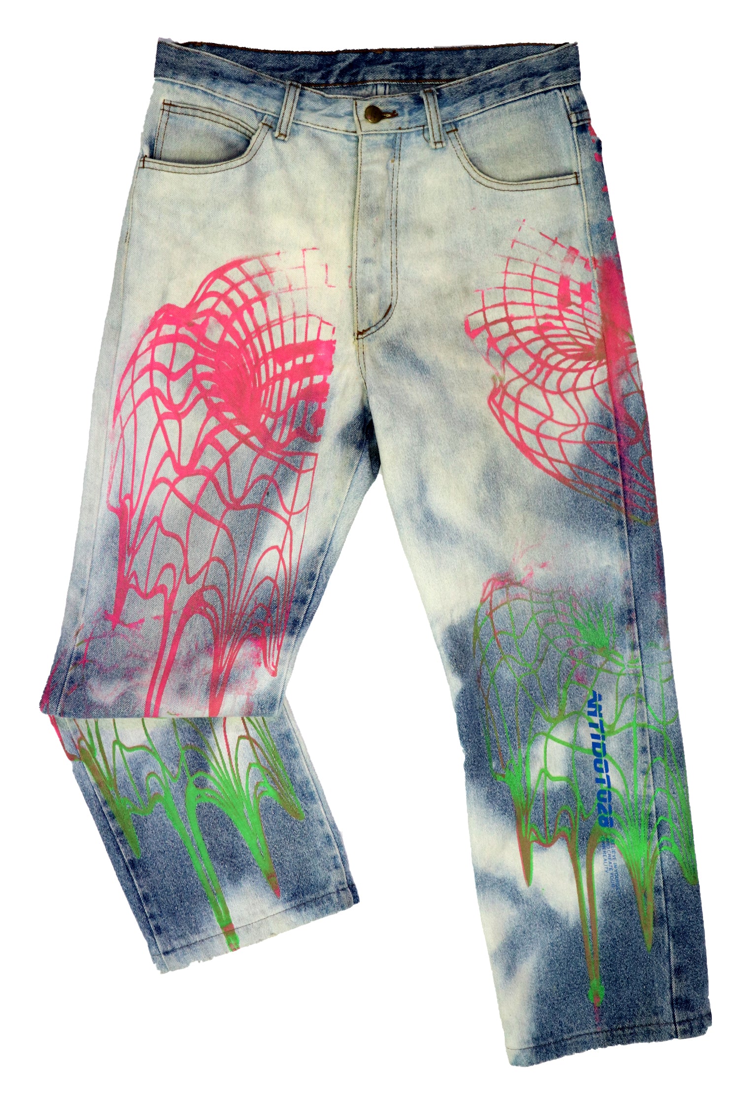 LEIF PINK TOROID CUSTOM JEANS