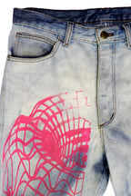 LEIF PINK TOROID CUSTOM JEANS