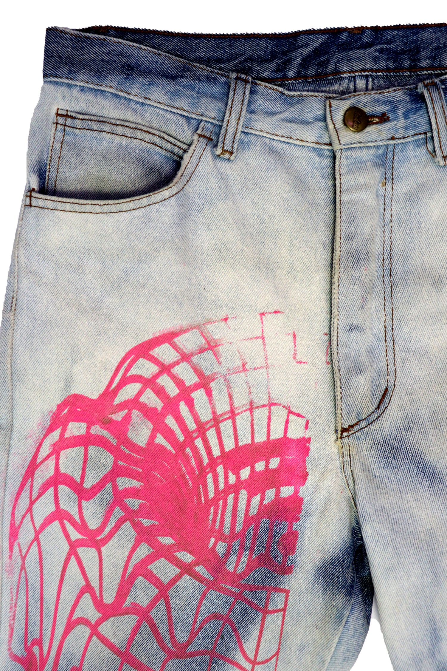 LEIF PINK TOROID CUSTOM JEANS