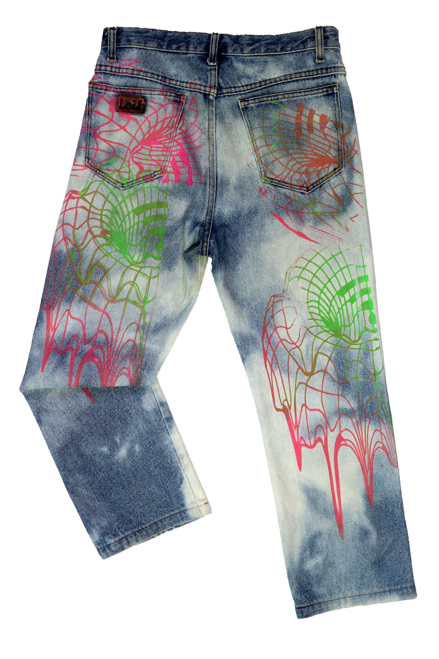 LEIF PINK TOROID CUSTOM JEANS