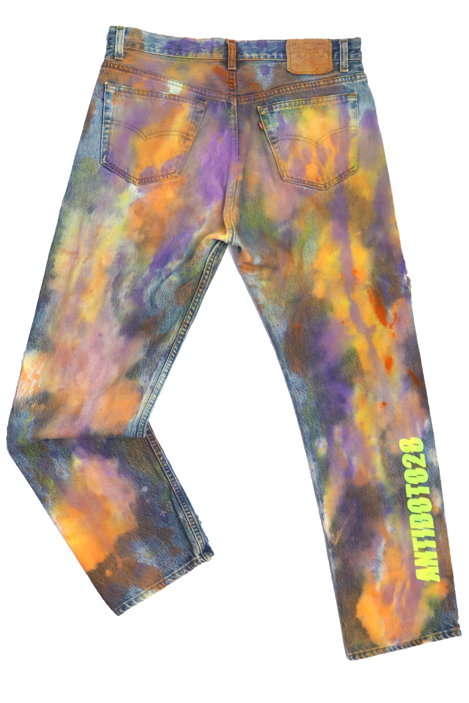 LEVI ACID HOLE CUSTOM JEANS