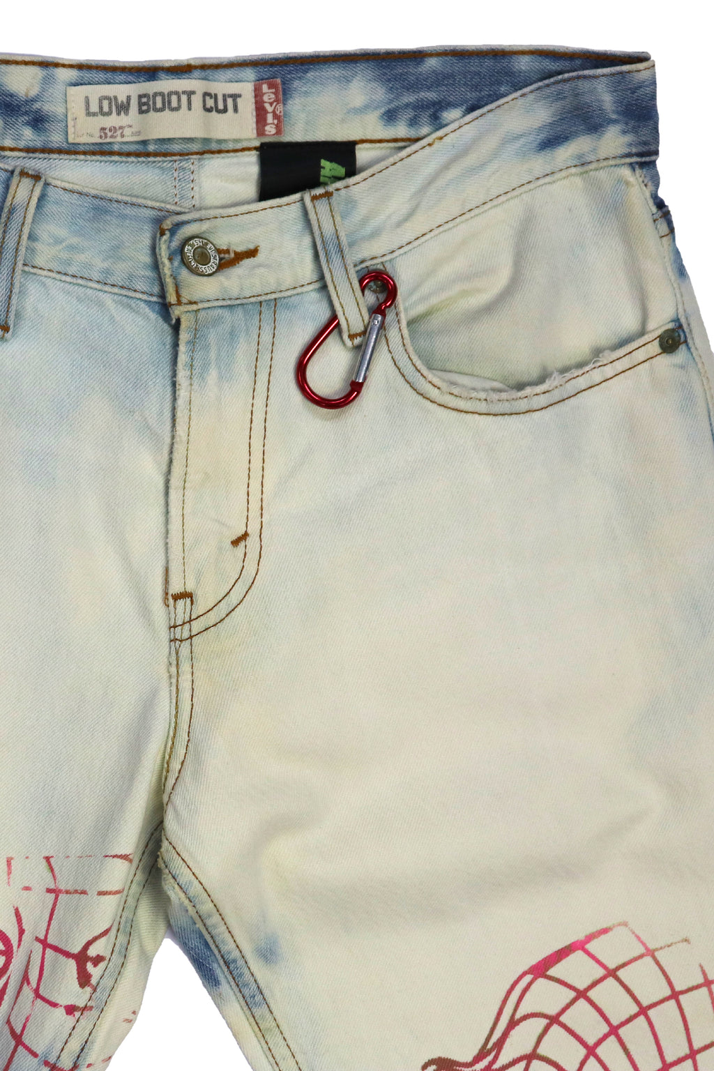 LEVI PINK TOROID CUSTOM JEANS