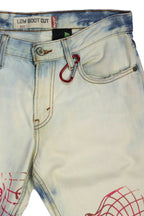 LEVI PINK TOROID CUSTOM JEANS