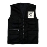 WORKING CLASS BLACK PATCHED TACTICAL VEST