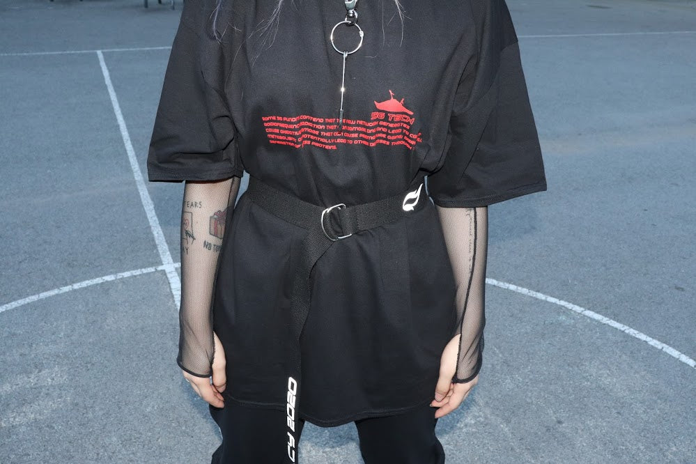 5G TECH BLACK T-SHIRT