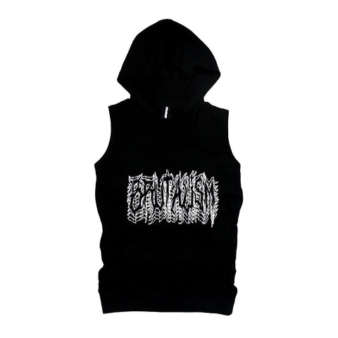 BRUTALISM LIGHT BLACK HOODIE