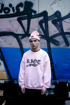 RIOT UNISEX PINK SWEATSHIRT