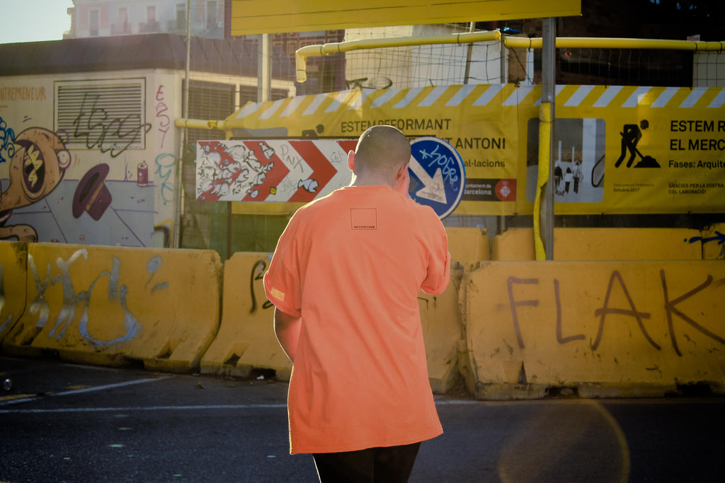 RIOT UNISEX ORANGE T-SHIRT