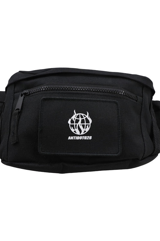 WORLD WIDE RIOT BLACK FANNY PACK