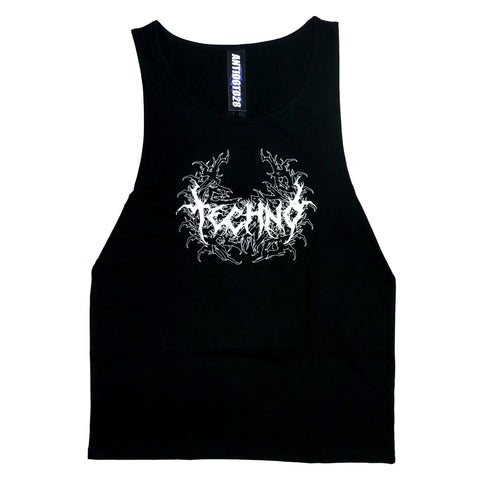 TECHNO BLACK TANK-TOP