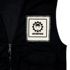 WORKING CLASS BLACK PATCHED TACTICAL VEST