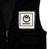 WORKING CLASS BLACK PATCHED TACTICAL VEST