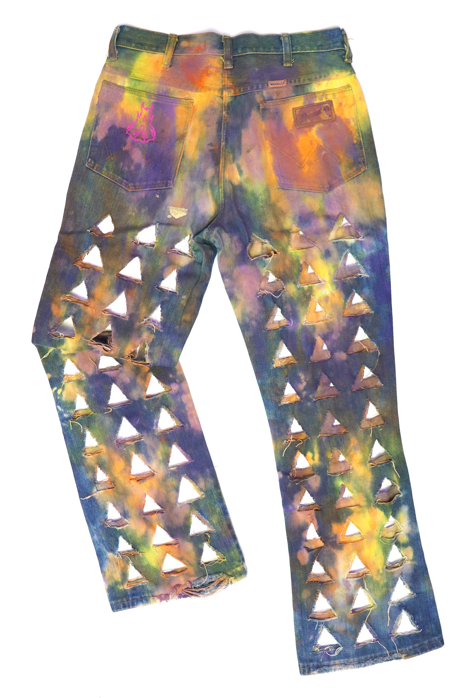 WRANGLER ACID HOLE CUSTOM JEANS